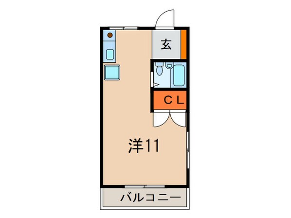 ト－ヤマンションの物件間取画像